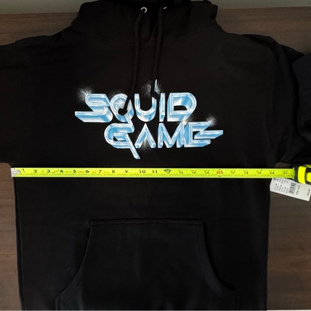 NWT - SQUID GAME - Black Squid Game Hoodie, men’s, size small - Picture 11 of 13